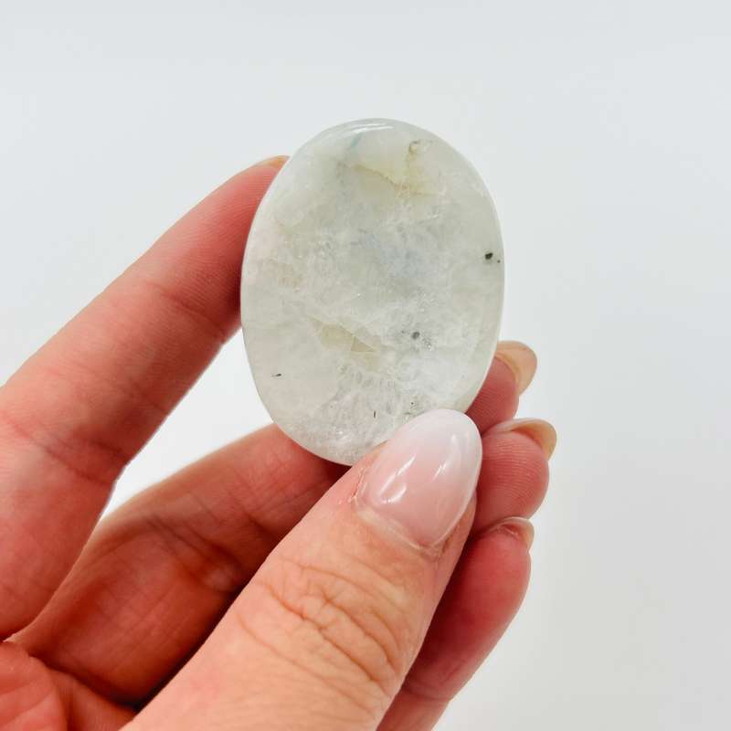 Rainbow Moonstone Worry Stone