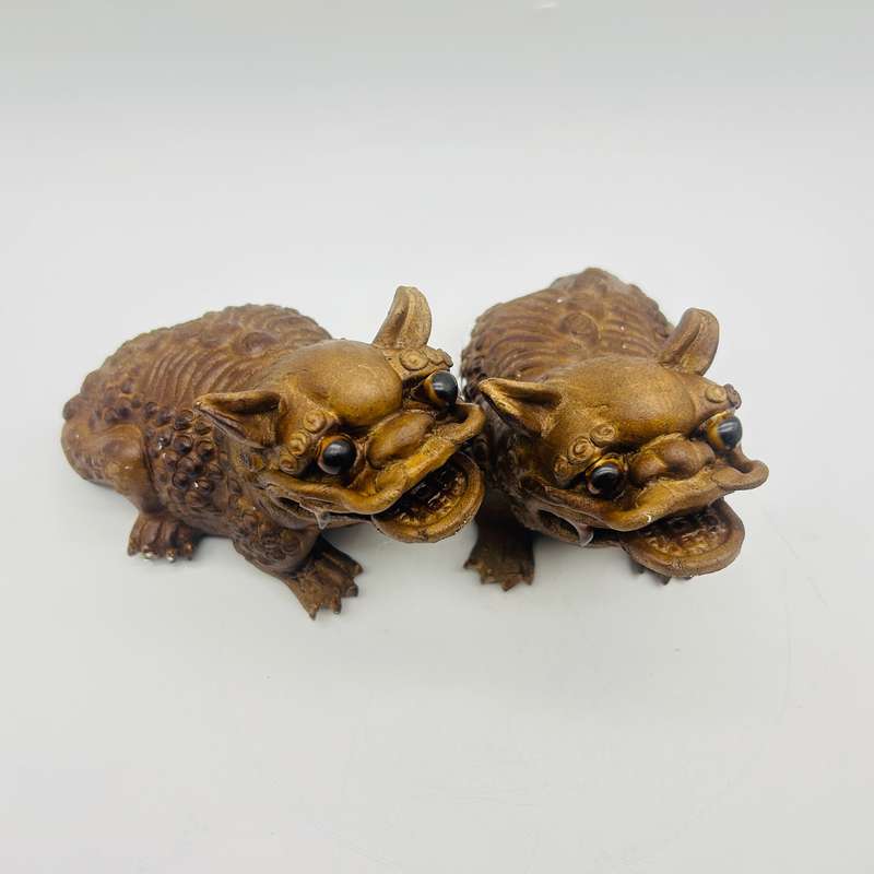 Clay Pixiu Pair - Brown