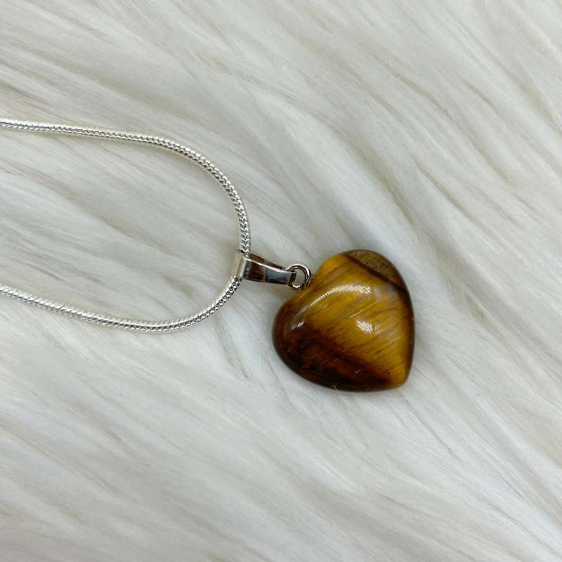 Yellow Tigers Eye Crystal Pendant
