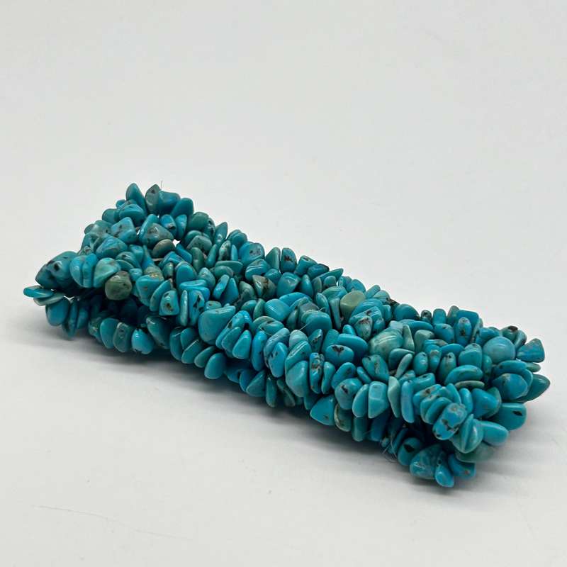 Crystal Turquoise Chip Cuffed Bracelet