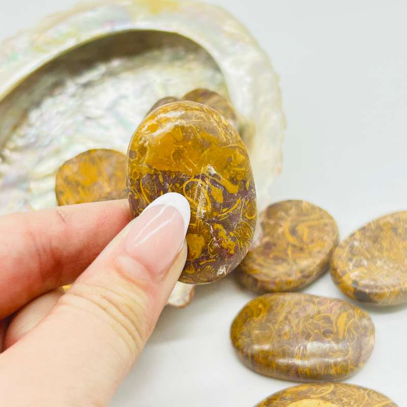 Miriam Jasper - Calligraphy Worry Stone