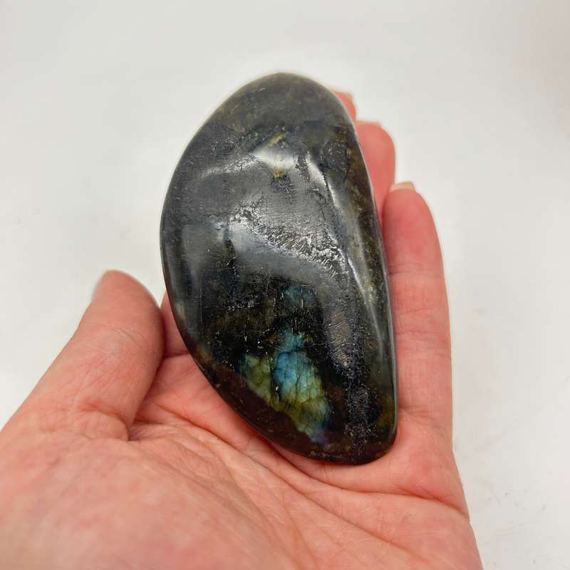Labradorite Crystal Palm Piece