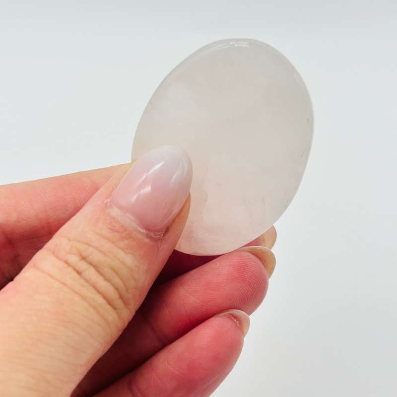 Rose Quartz Crystal Worry Stone