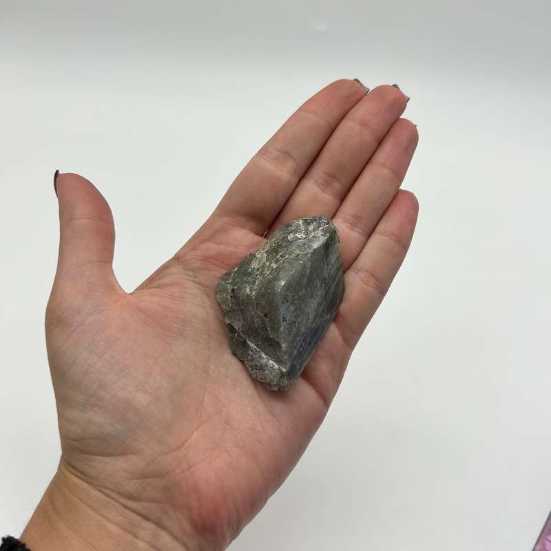 Polished Purple Labradorite Slab from Madagascar