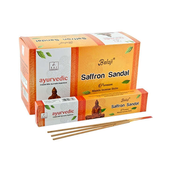 Balaji Saffron Sandal Incense Sticks