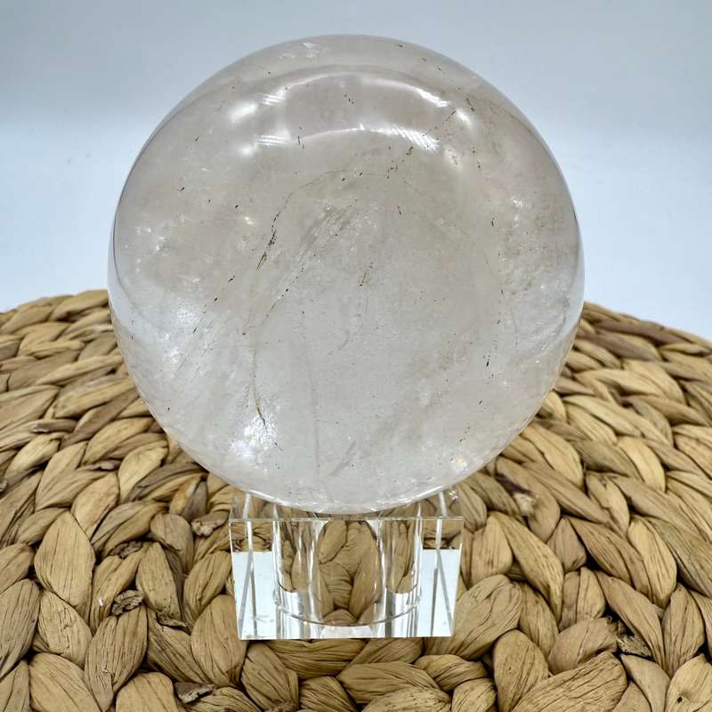 Clear Quartz Crystal Sphere