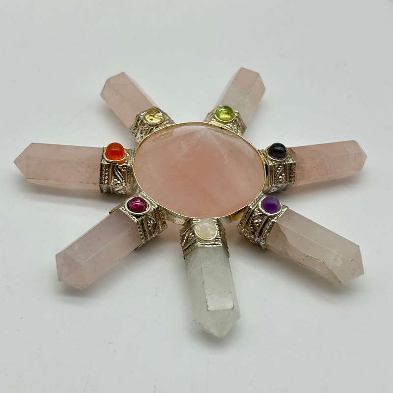 Rose Quartz Cone 7 Chakra Generator