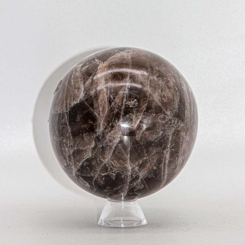 Large Smoky Quartz Crystal Sphere