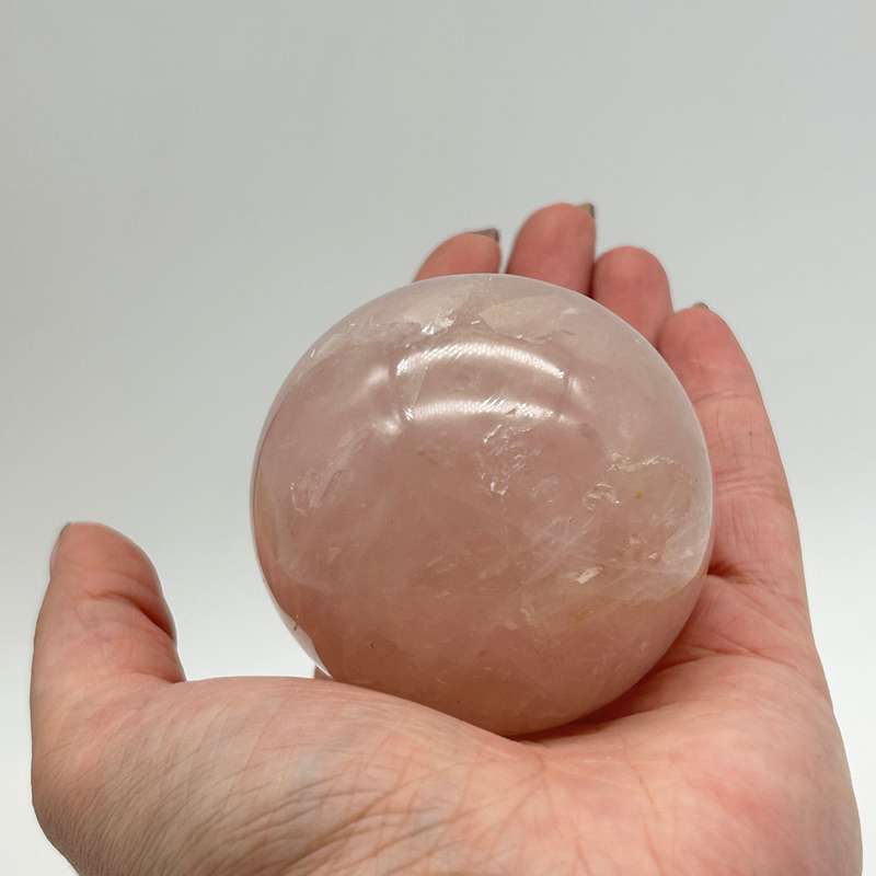 Rose Quartz Crystal Sphere