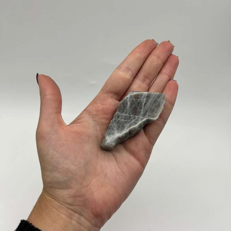 Polished Purple Labradorite Slab from Madagascar