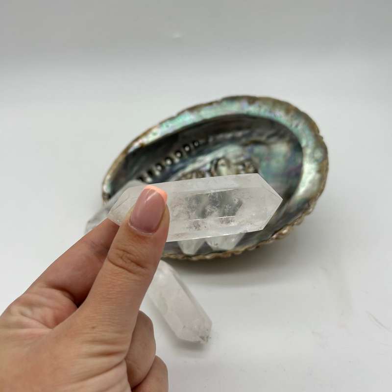 Double Terminated Clear Quartz Generators