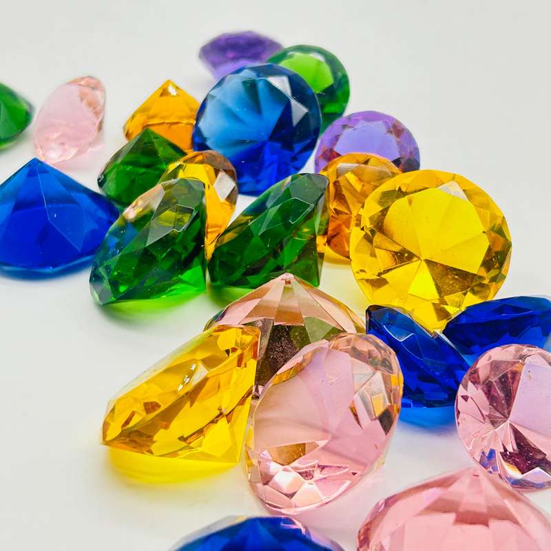 Bright Faceted Diamond Enhancers