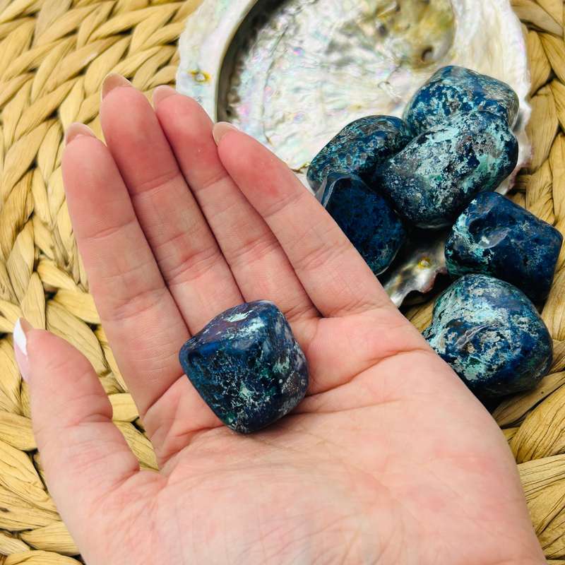 Shattuckite Tumbled -Large
