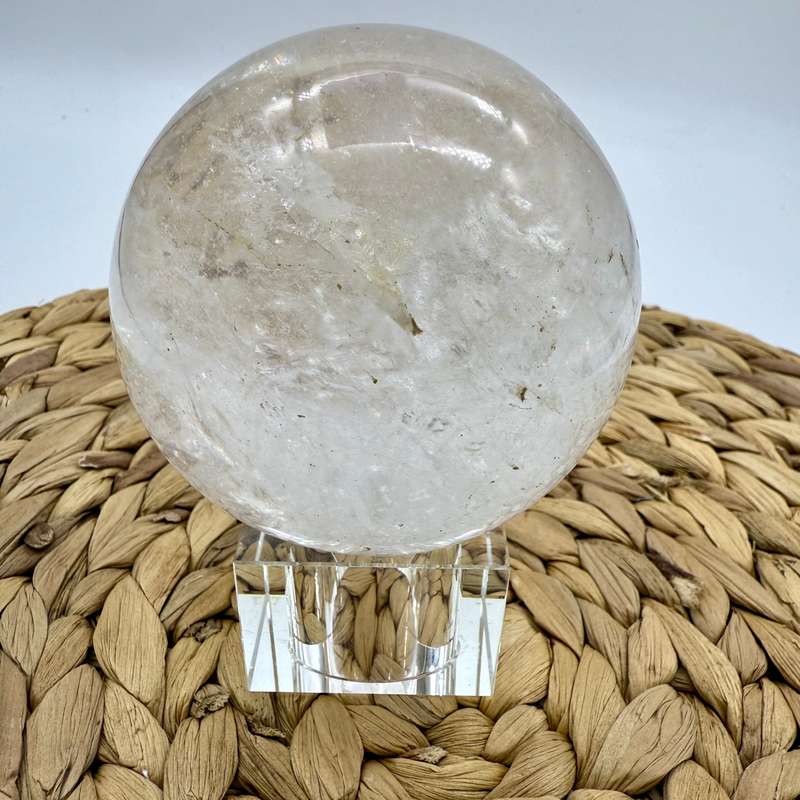 Clear Quartz Crystal Sphere