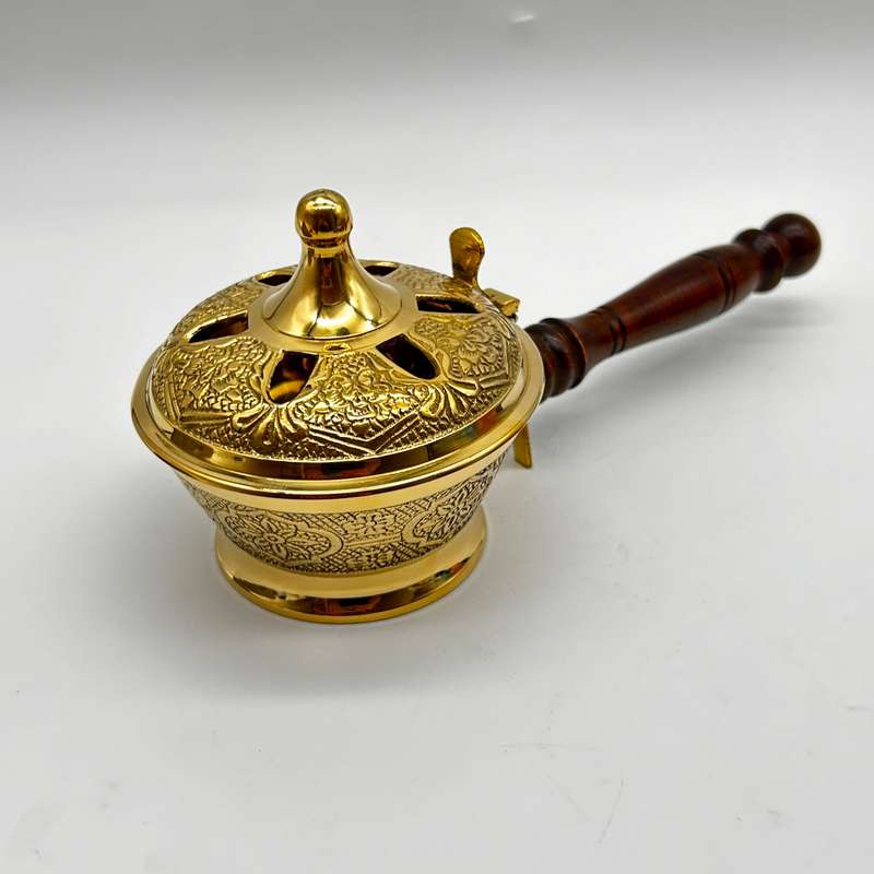 Brass Incense Handle Holder