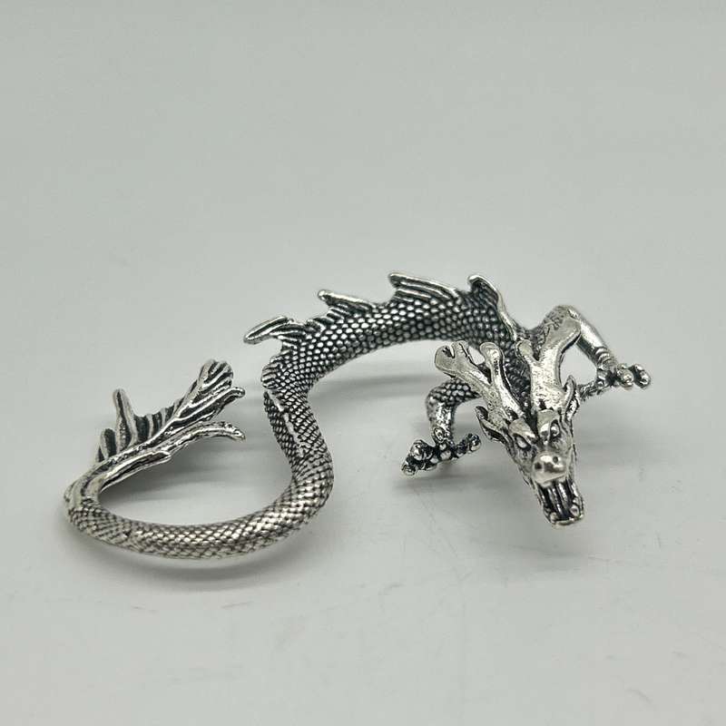 Silver Dragon Mythical And Magical