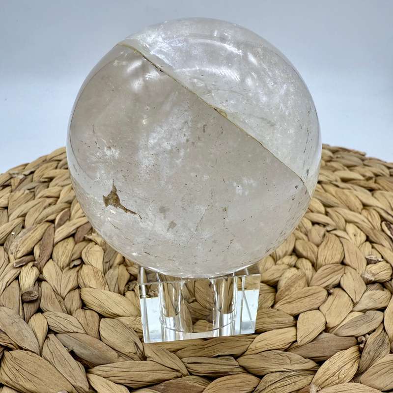 Clear Quartz Crystal Sphere