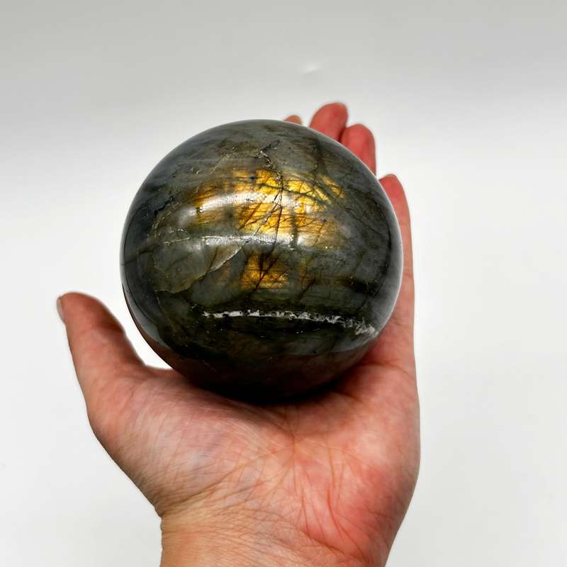 Labradorite Crystal Sphere