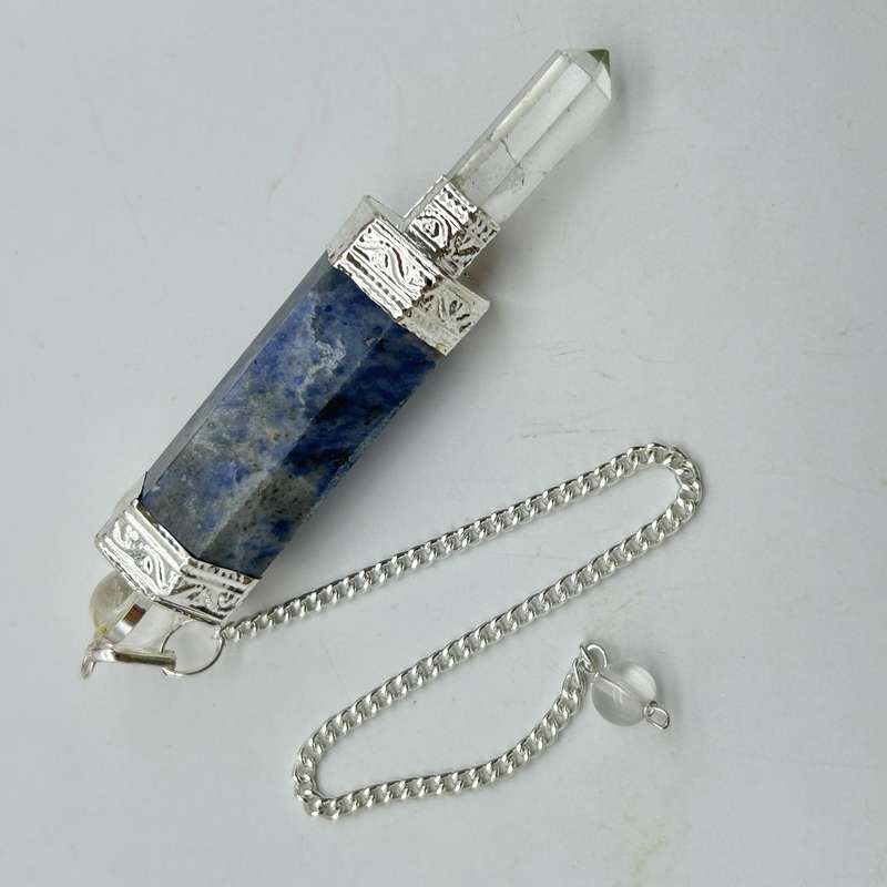 Sodalite Crystal Pendulum