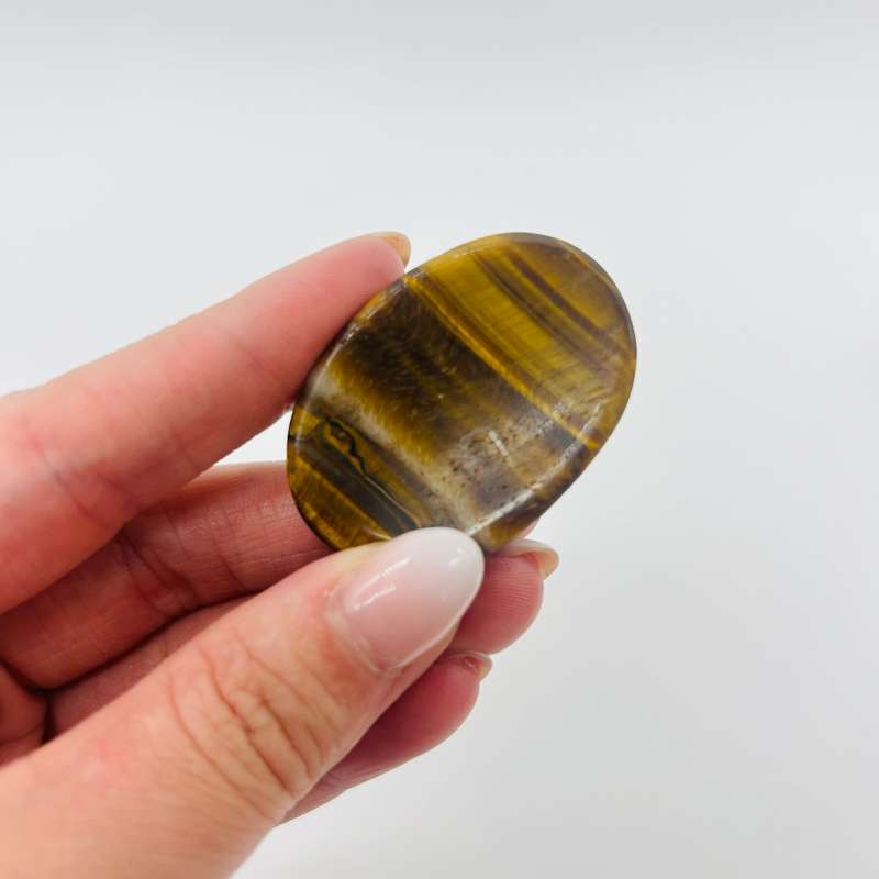 Tigers Eye Crystal Worry Stone