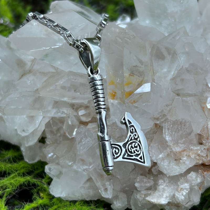 Mens Thor's Hammer Sterling Silver Pendant
