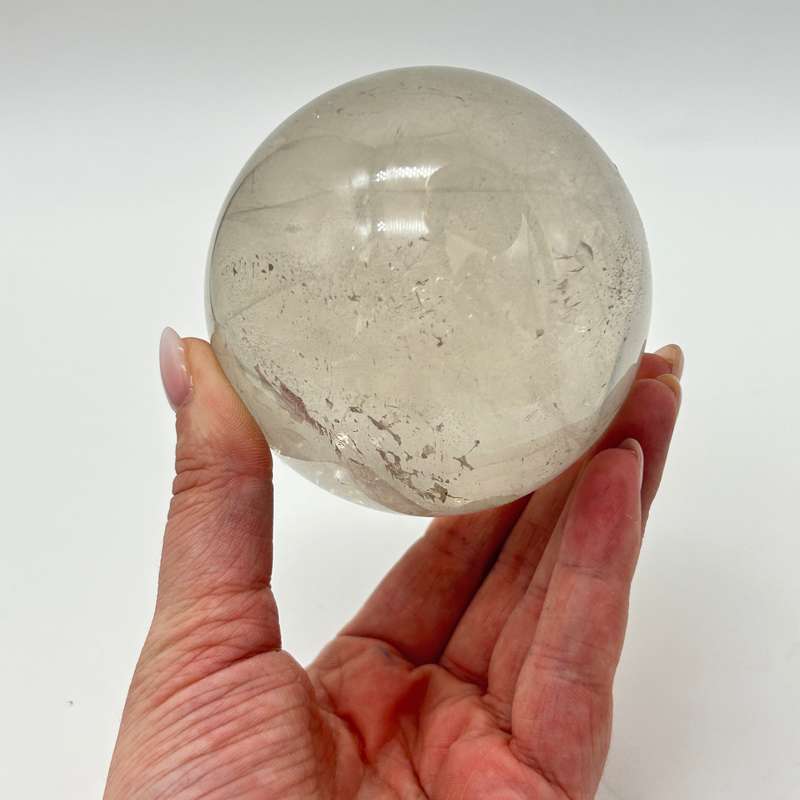 Clear Quartz Crystal Sphere