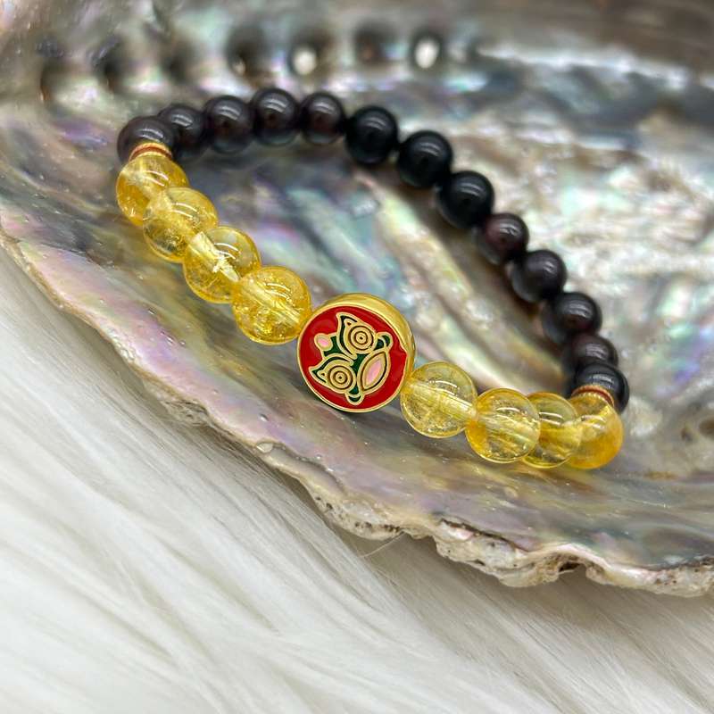 Prosperity And Passion Crystal Gemstone Bracelet
