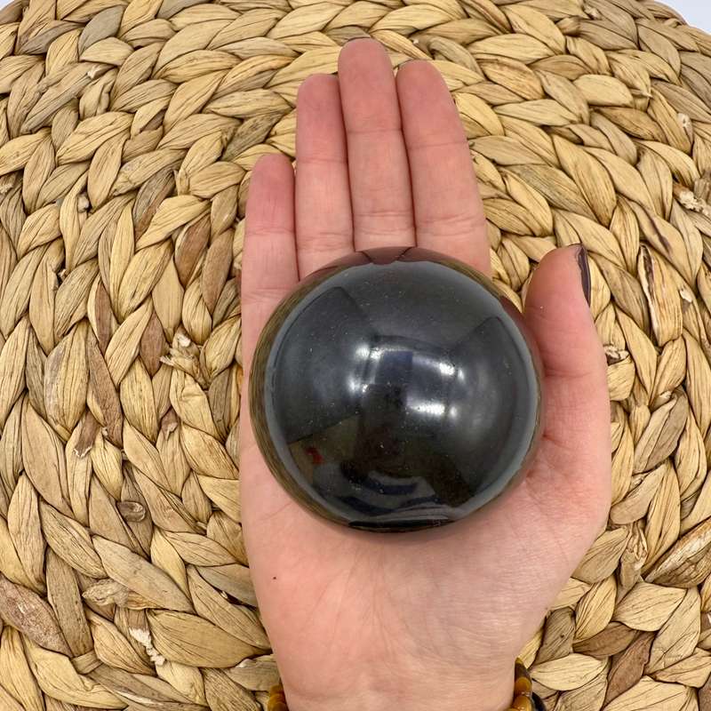 Basalt Crystal Ball Sphere of protection