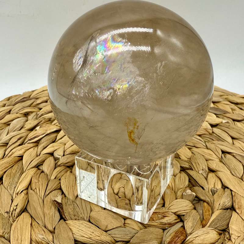 Smoky Quartz Crystal Sphere