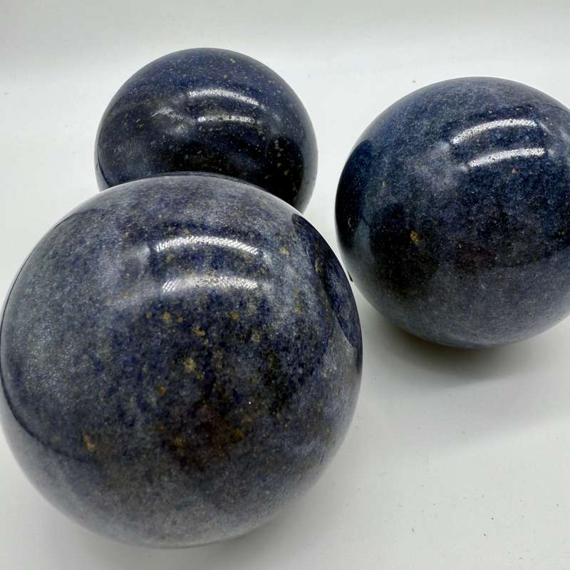 Lazulite Crystal Spheres
