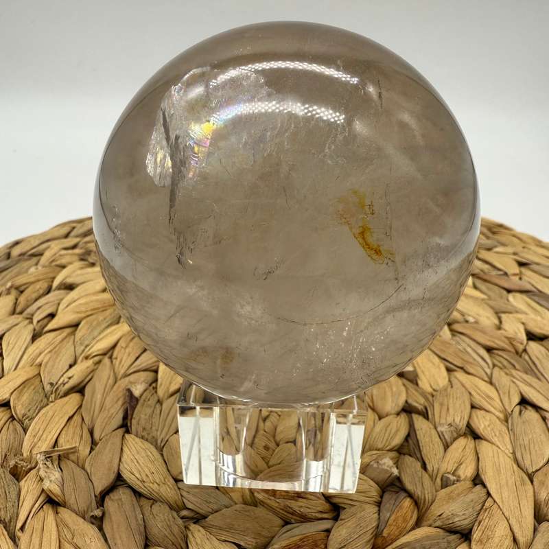 Smoky Quartz Crystal Sphere