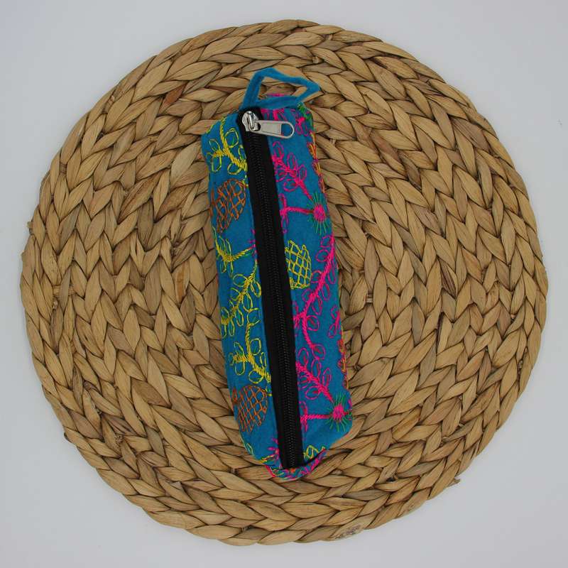 Embroidered Pencil Bag