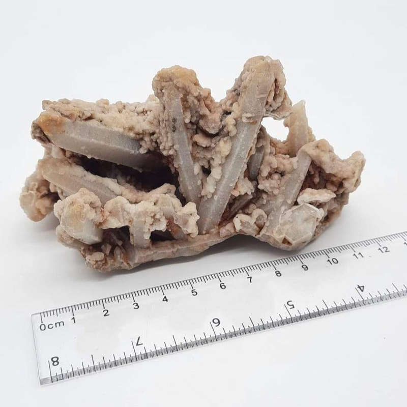 Fairy Quartz Encased In Druzy