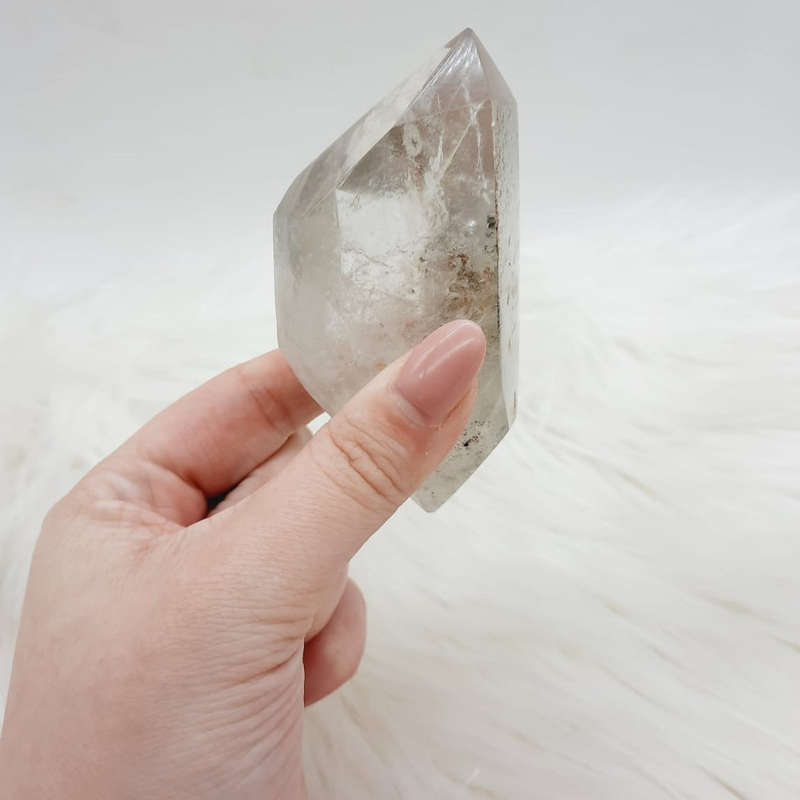 Double Terminated Quartz With Chlorite Inclusion Generator