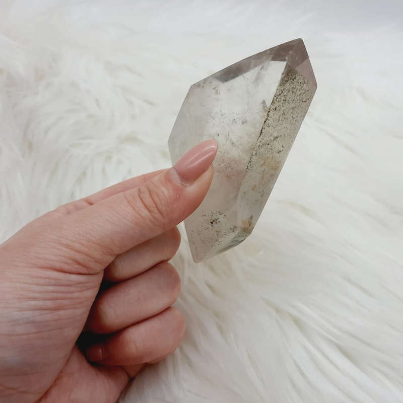 Double Terminated Quartz With Chlorite Inclusion Generator