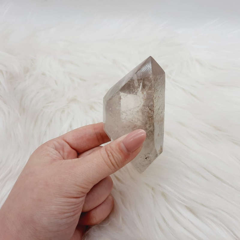 Double Terminated Quartz With Chlorite Inclusion Generator