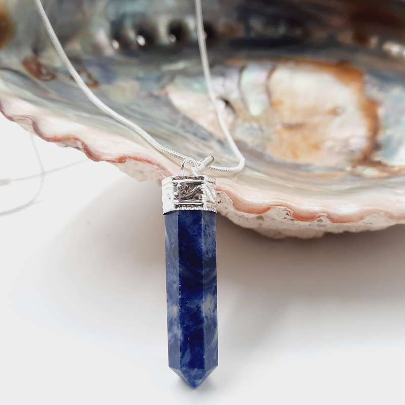 Awakening your Dreams Sodalite Crystal Pendant from India