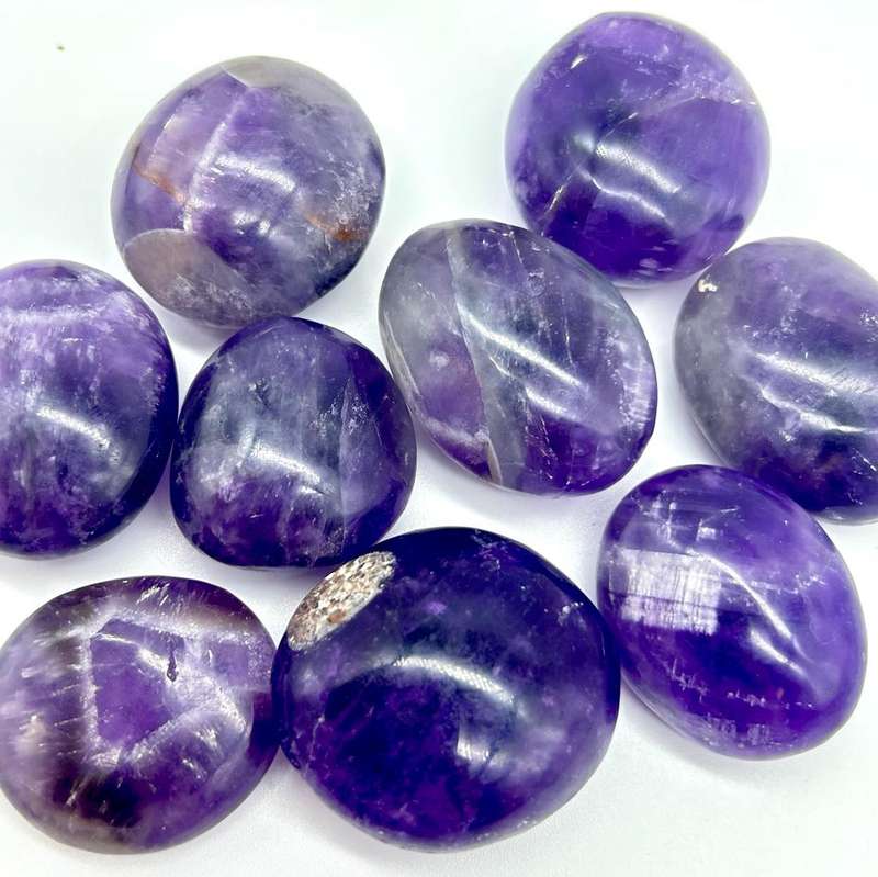 Tumbled Amethyst Crystal Orbs