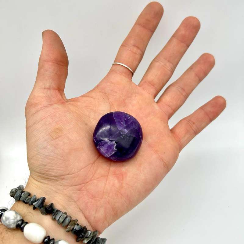 Tumbled Amethyst Crystal Orbs
