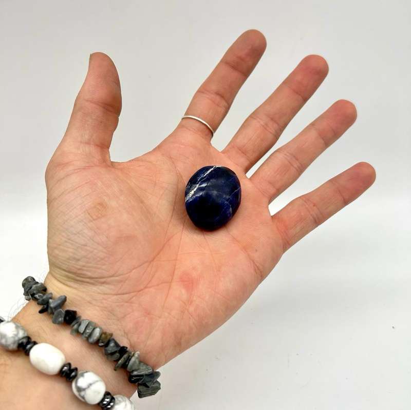 Tumbled Sodalite Crystal Orbs