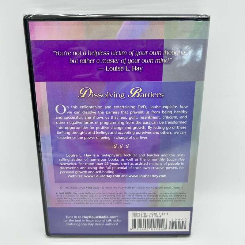 Dissolving Barriers DVD by Louise L. Hay