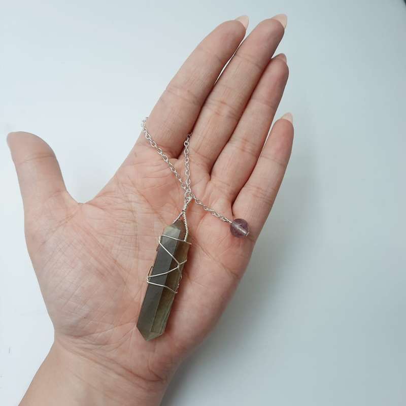Rainbow Fluorite Pendulum