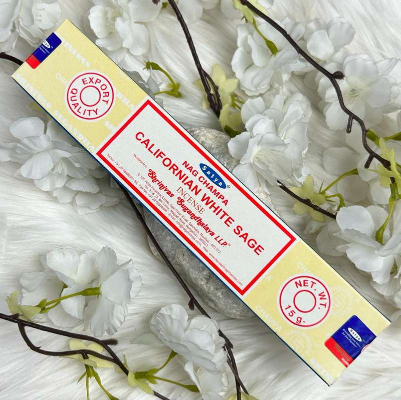 Satya Nag Champa Californian White Sage Incense Sticks