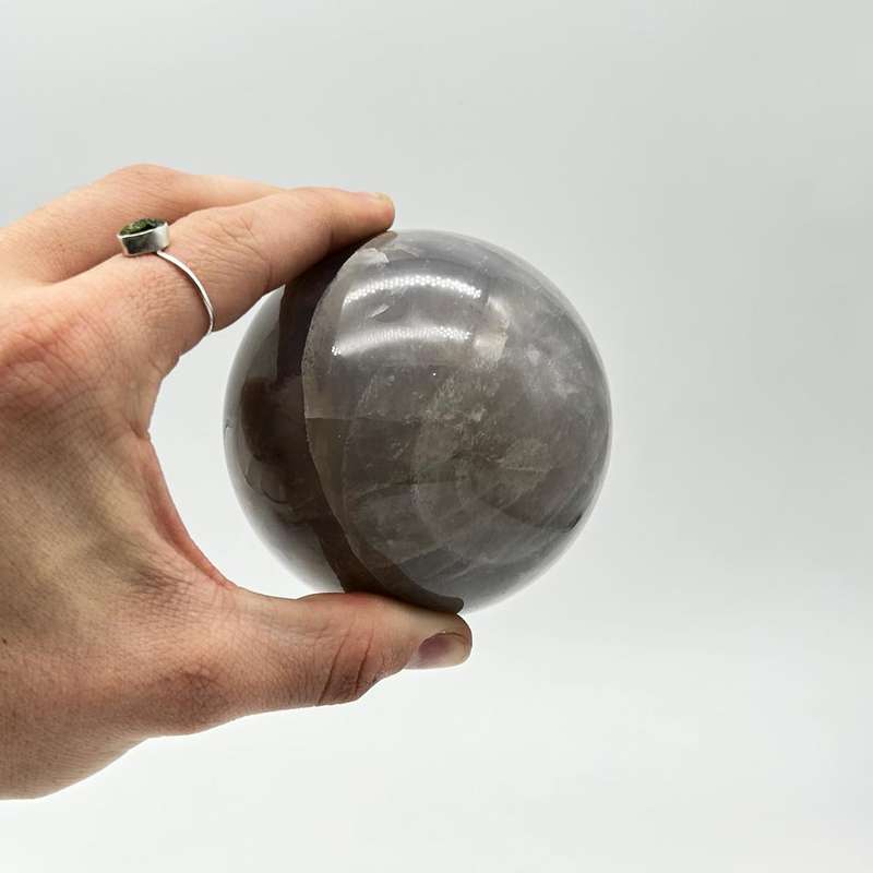 Blue Quartz Crystal Sphere
