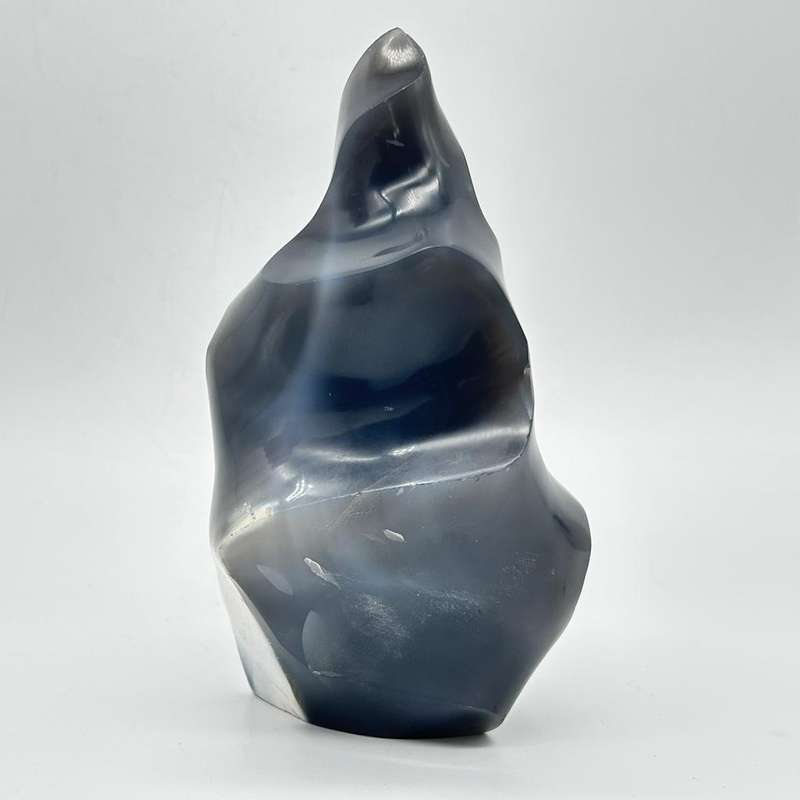 Large Agate Crystal Flame