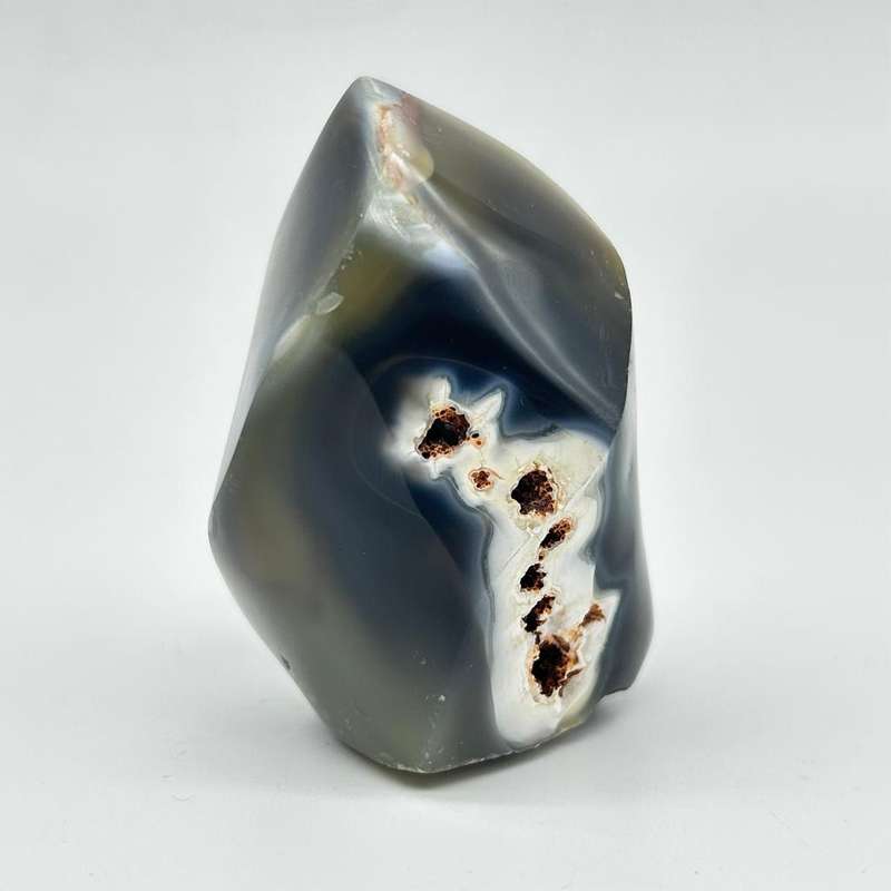Small Agate Crystal Flame
