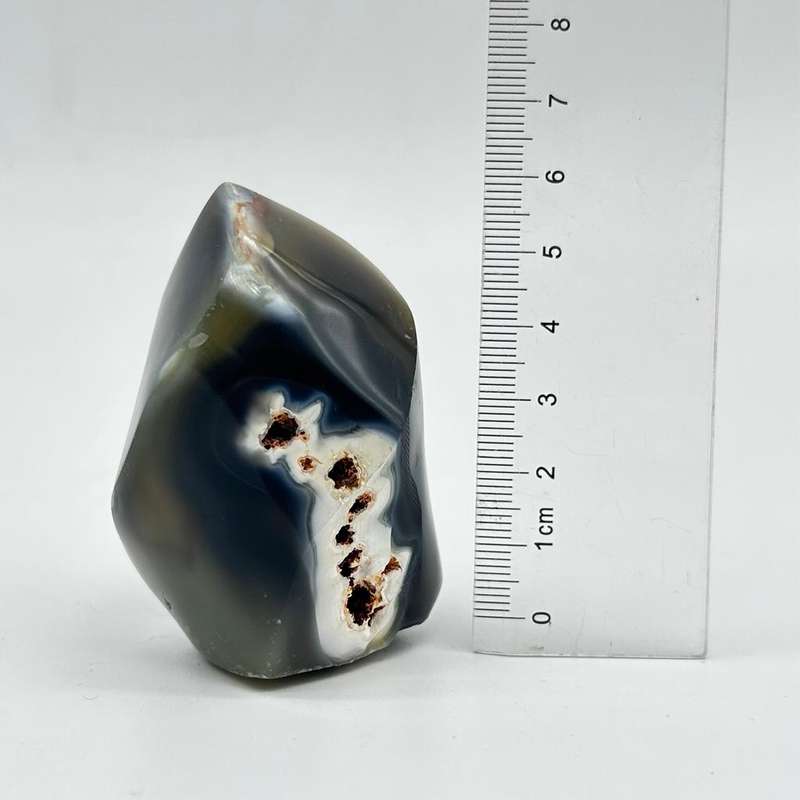 Small Agate Crystal Flame