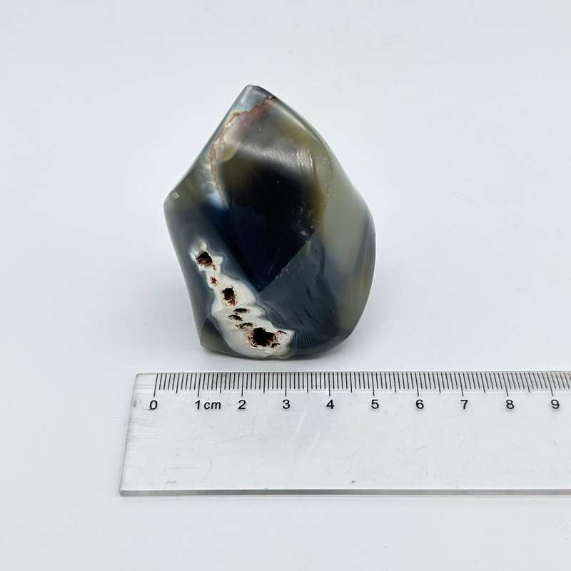 Small Agate Crystal Flame