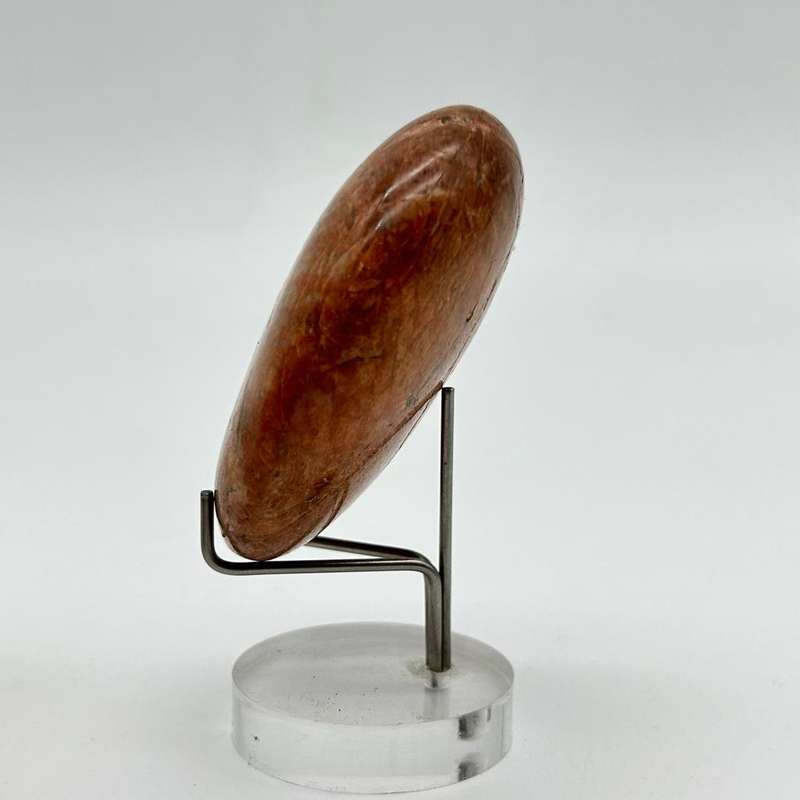 Peach Moonstone Palm Stone