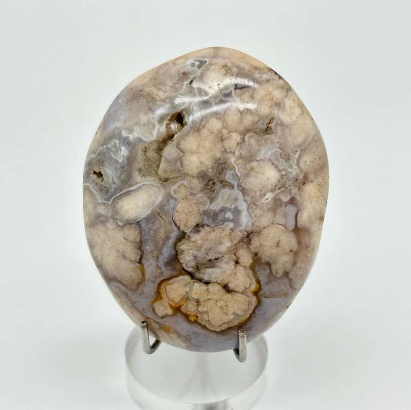Flower Agate Oval